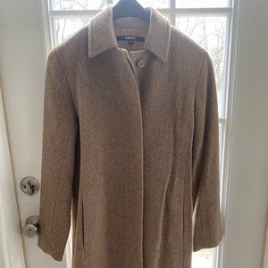 Beautiful camel wool coat, DKNY Women's size 10, EUC
